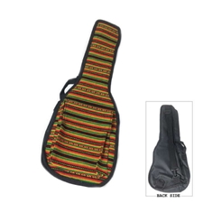 Henry Heller HPG-UCT-01 Concert Ukulele Bag - Black Multi Stripe