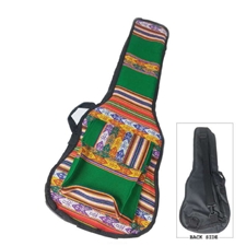 Henry Heller HPG-US-05 Soprano Ukulele Bag - Green Peruvian