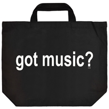 Aim Gifts AIM2370 Got Music? XL Tote