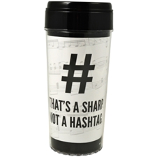 Aim Gifts AIM69798 Not a Hashtag Travel Tumbler - 15 oz.