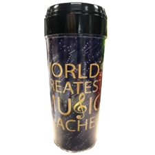 Aim Gifts AIMMUDW6 World's Greatest Music Teacher Travel Tumbler - 15 oz.