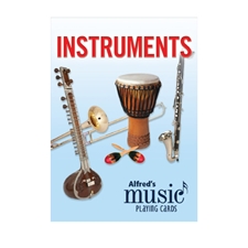 Alfred 44696 Music Playing Cards - Instruments