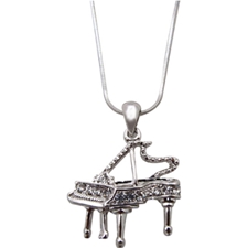 Aim Gifts AIMN534 Grand Piano Necklace