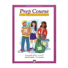 Alfred's Basic Piano Prep Course: Notespeller Book D