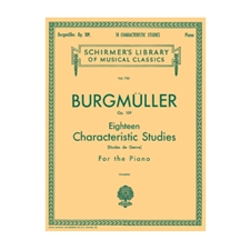 Burgmüller: 18 Characteristic Studies, Op. 109