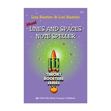 Bastien Theory Boosters: More Lines and Spaces Note Speller