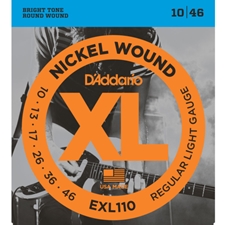 D'Addario EXL110 Regular Light (.010) Electric Guitar String Set