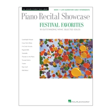 Piano Recital Showcase: Festival Favorites, Book 1 - Late Elementary/Early Intermediate