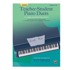 Easy Teacher-Student Piano Duets, Book 1 - Elementary