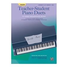 Easy Teacher-Student Piano Duets, Book 2 - Elementary/Late Elementary