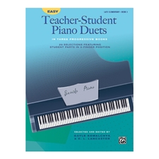 Easy Teacher-Student Piano Duets, Book 3 - Late Elementary