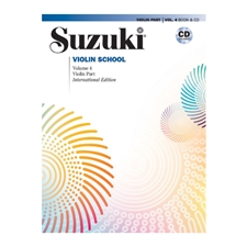 Suzuki Violin School International Edition, Volume 4 - Book/CD