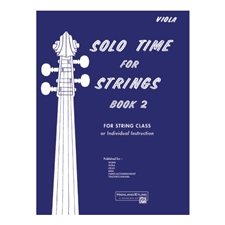 Solo Time for Strings, Book 2 - Viola