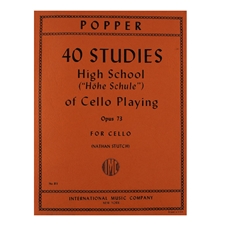 Popper: 40 Studies (High School of Cello Playing), Op. 73