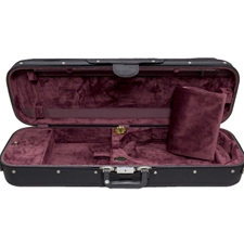 Bobelock B1002LS-1-BKR 4/4 Violin Suspension Case - Black/Red