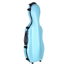 Tonareli VAF1018+ 15-17" Viola Fiberglass Shaped Case with Pocket - Turquoise