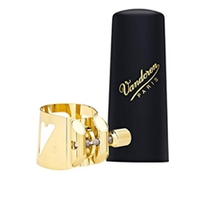 Vandoren LC07P Optimum Alto Sax Ligature - Gold-Gilded