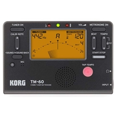 Korg TM60BK Chromatic Tuner and Metronome