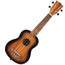 Flight Ukuleles NUS380AMBER Amber Sapele Soprano Ukulele