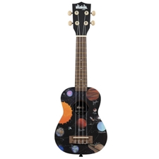 Kala UK-SPACEDOUT Ukadelic Soprano Ukulele with Bag - Spaced Out