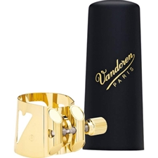 Vandoren LC08P Optimum Tenor Sax Ligature - Gold-Gilded