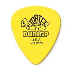 Dunlop 418P-0.73 Tortex 0.73mm (Yellow) Guitar Picks 12-pack