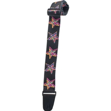 Henry Heller HSUB2-54 Neon Stars Guitar Strap