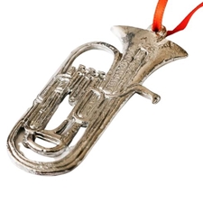 House of Morgan HOMTU Pewter Tuba Ornament