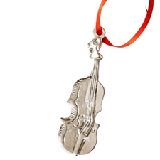 House of Morgan HOMVLN Pewter Violin Ornament