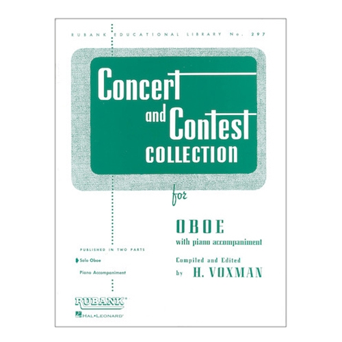 Concert and Contest Collection for Oboe