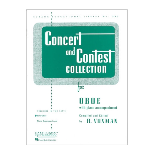 Concert and Contest Collection for Oboe - Piano Accompaniment