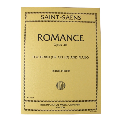 Romance, Op. 36 for French Horn or Cello