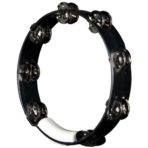 Rhythm Tech TC4010 10" Double Row Tambourine - Black