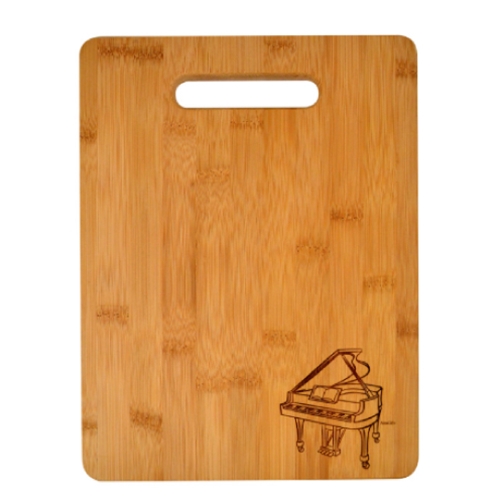 Aim Gifts AIMMUHG4 Piano Cutting Board - 8.5x11.5"