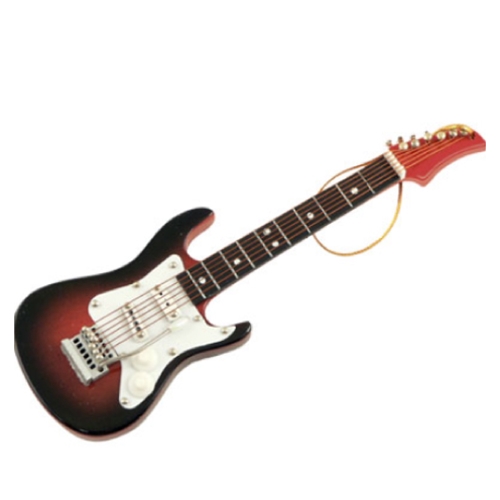 Aim Gifts AIM39115 Electric Brown Guitar Ornament