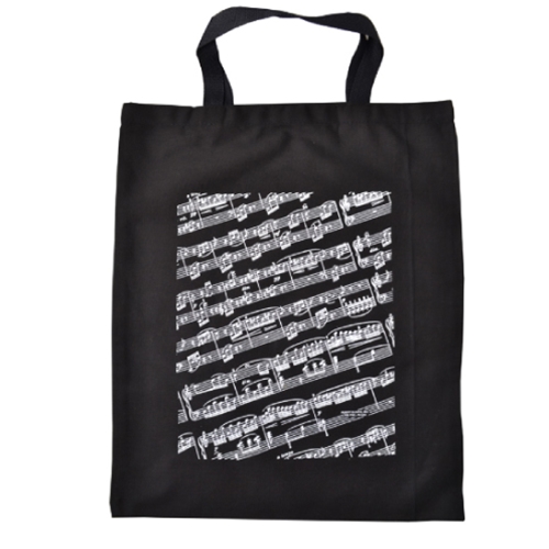 Aim Gifts 2351 Black Sheet Music Tote