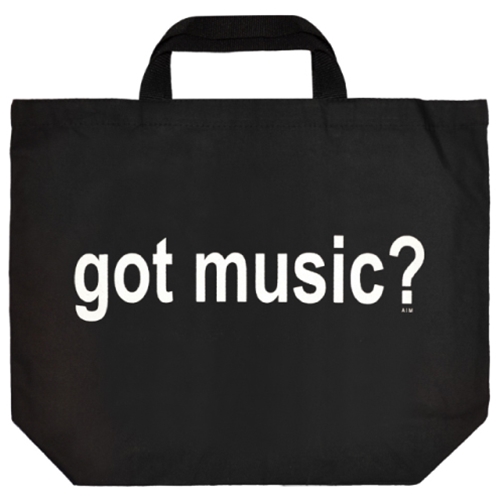 Aim Gifts AIM2370 Got Music? XL Tote