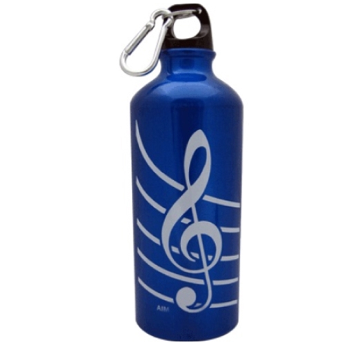 Aim Gifts AIM71490B Blue Aluminum Bottle