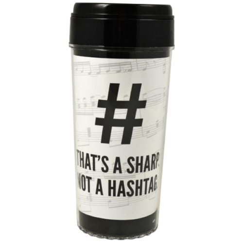 Aim Gifts AIM69798 Not a Hashtag Travel Tumbler - 15 oz.