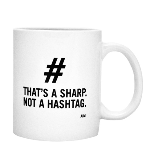 Aim Gifts AIM1880 Not a Hashtag Mug