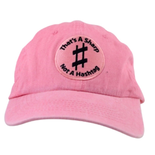 Aim Gifts AIMMUHW3 Pink Not a Hashtag Ball Cap