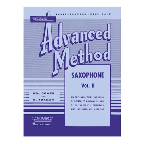 Rubank Advanced Method - Saxophone, Vol. 2