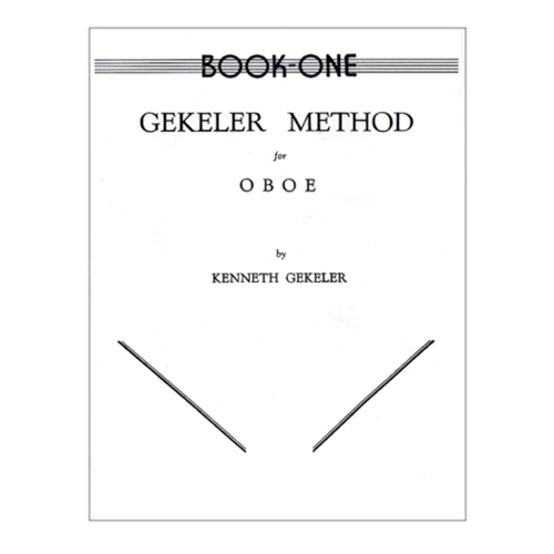 Gekeler Method for Oboe, Book 1