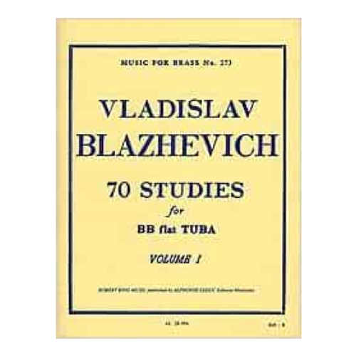 70 Studies for Bb Tuba - Volume 1