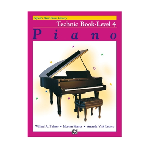 Alfred's Basic Piano Library: Technic Book 4