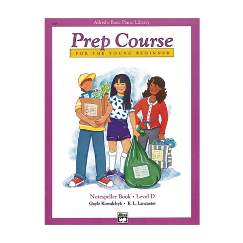 Alfred's Basic Piano Prep Course: Notespeller Book D