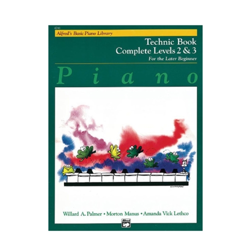 Alfred's Basic Piano Library: Technic Book Complete Levels 2 & 3