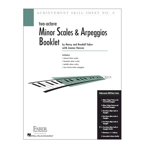 Achievement Skill Sheet #6 - Two-Octave Minor Scales & Arpeggios