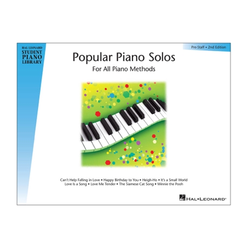 Hal Leonard Student Piano Library: Popular Piano Solos - Prestaff Level, 2nd Ed.