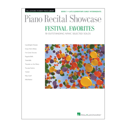 Piano Recital Showcase: Festival Favorites, Book 1 - Late Elementary/Early Intermediate